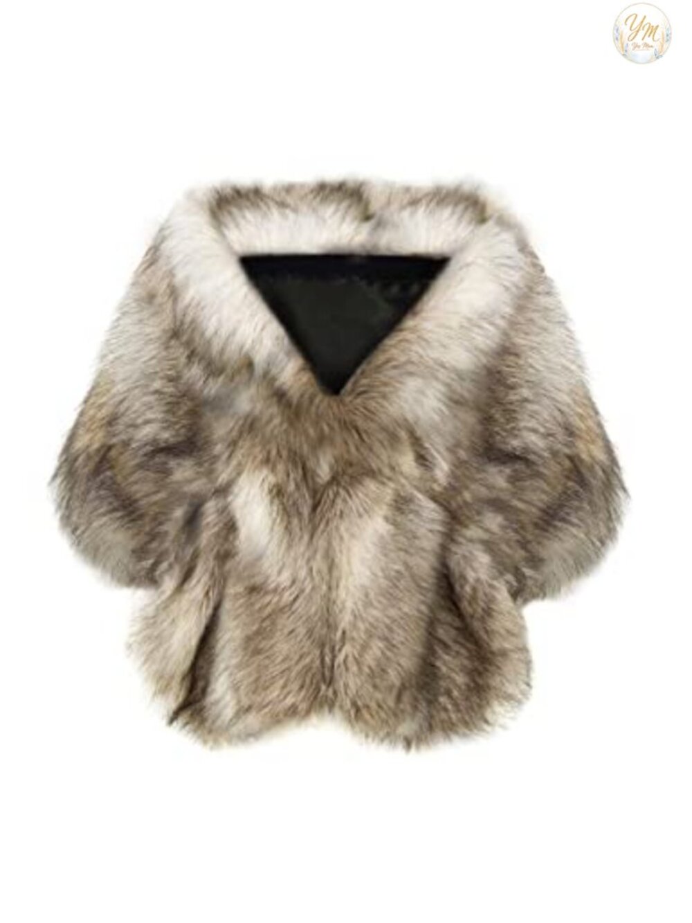 Luxurious Faux Fur Collar Wrap Scarf Shawl Evening Cape Winter Cover Up